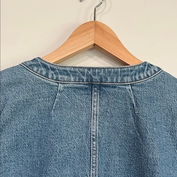 J. Crew Louisa Lady Denim Crop Jacket Size 8 - Picture 11 of 13